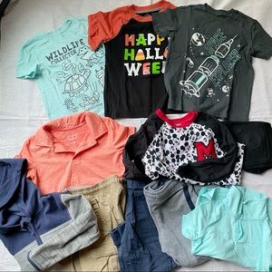 Lot Toddler Kids Boys Size 4T/4 Fall Spring Clothes Tops, Pants, PJs, Jacket